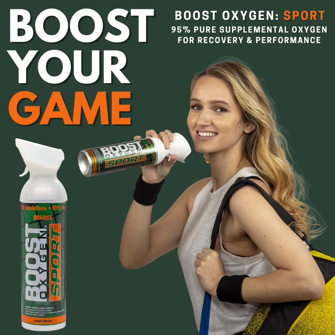 2x 10 Litres of Boost Sport Oxygen in a Can Supplemental - 200 Breath (Large) Price