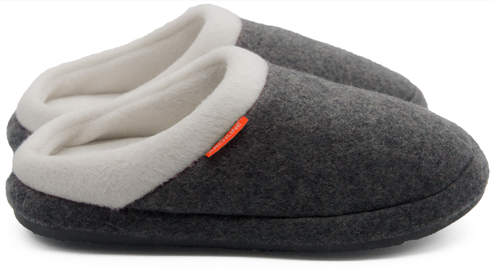 ARCHLINE Orthotic Slippers Slip On Arch Scuffs Orthopedic Moccasins - Grey Marle - EUR 47 Price