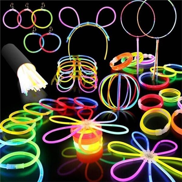 15 GLOW STICKS Party Light Glow In The Dark Rave BRACELETS Disco Bulk 20cm Price