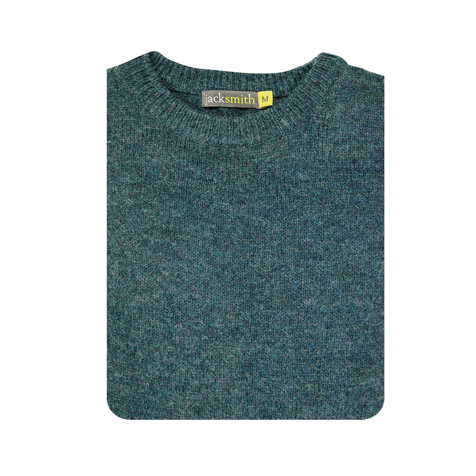 100% SHETLAND WOOL CREW Round Neck Knit JUMPER Pullover Mens Sweater Knitted - Sherwood (32) - 5XL Price