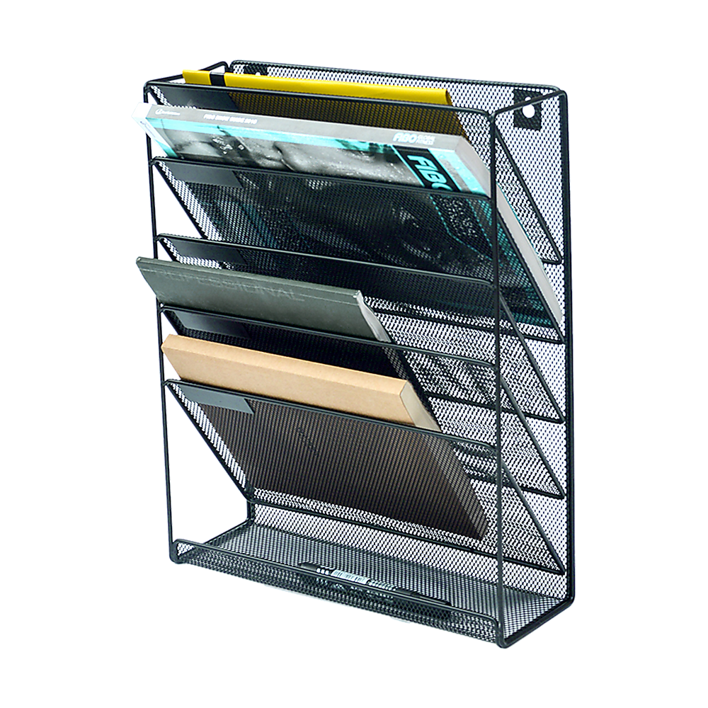 Wall Mount 6 Pocket Hanging File Sorter Organizer Folder Holder Rack Storage Price