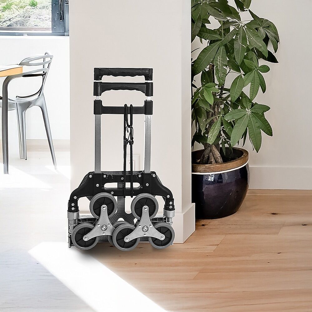 Stair Climbing Trolley 6 Wheels Aluminium Folding Hand Cart Climb Steps Price