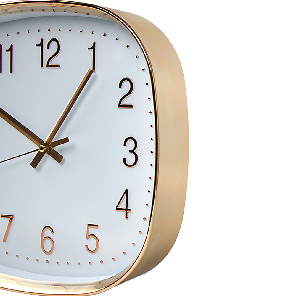 Modern Wall Clock Silent Non-Ticking Quartz Battery Operated Gold Price