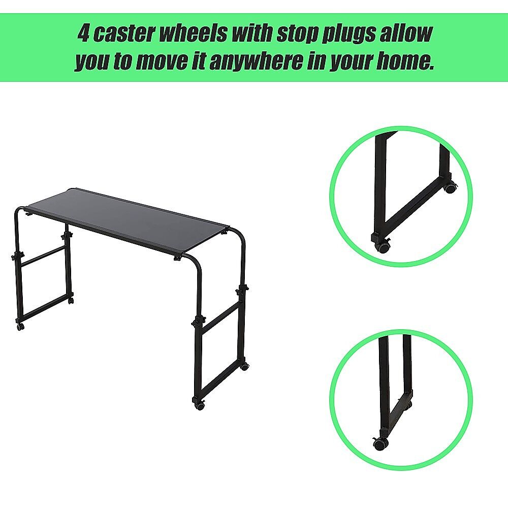 Overbed Table Work Laptop Desk with Wheels Price