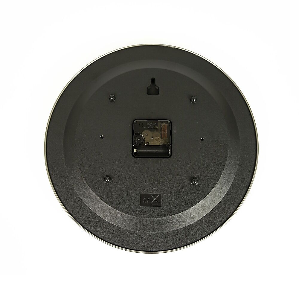 14-inch Round Wall Clock Silent Non-Ticking Quartz Battery Operated Wood Grain Price