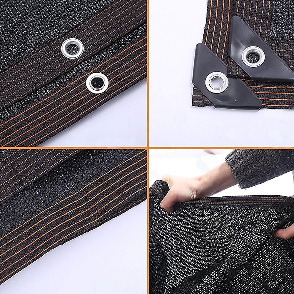 15m x 2m Black Fence Windscreen Privacy Screen Shade Cover Fabric Mesh Garden Price