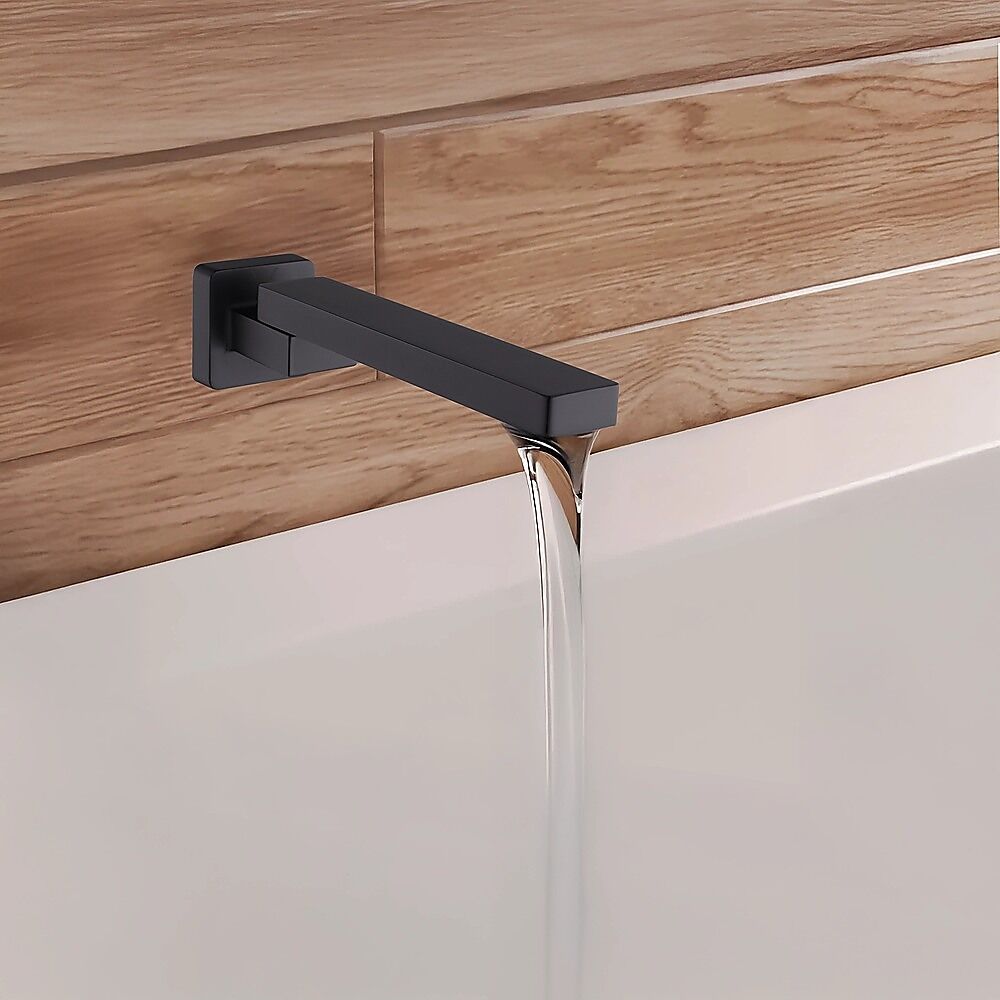 Bath In Wall Swivel Spout in Matte Black Price