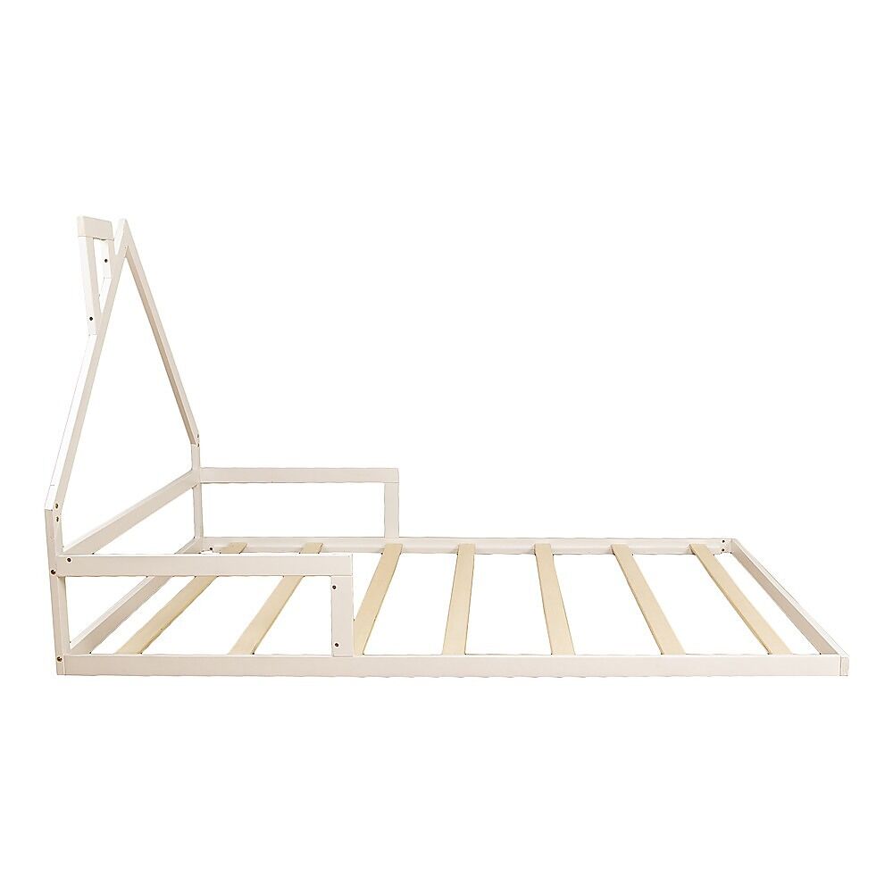 Pine Wood Floor Bed House Frame for Kids and Toddlers Price