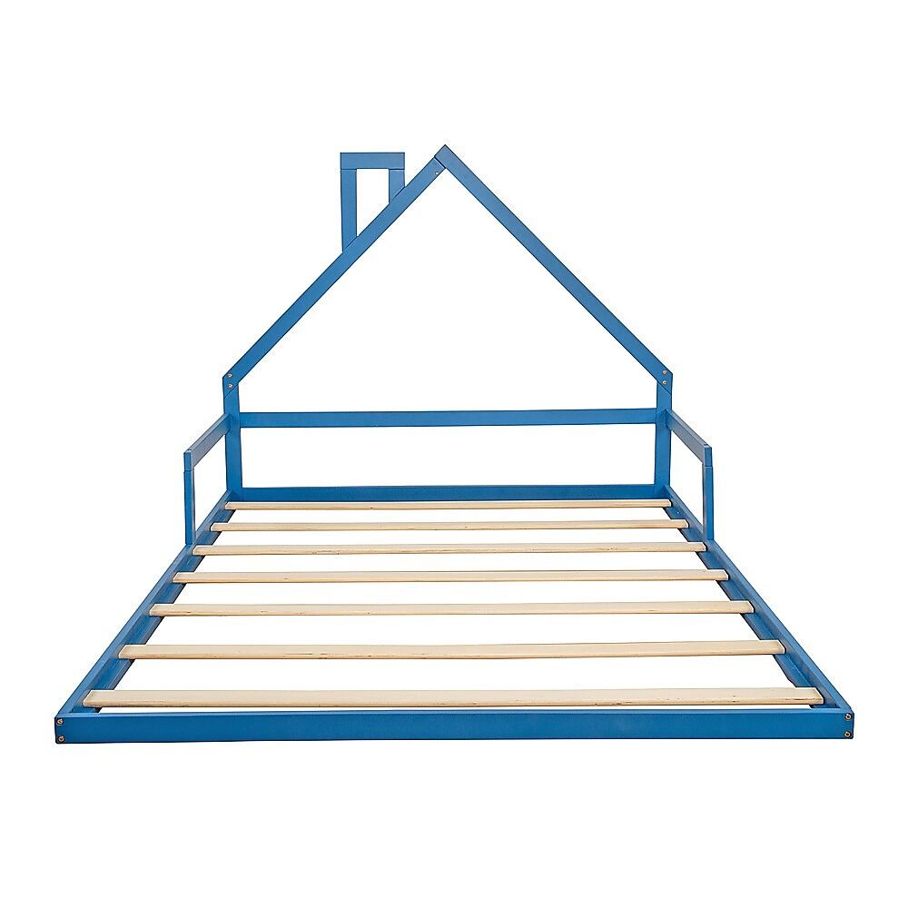 Pine Wood Floor Bed House Frame for Kids and Toddlers Price