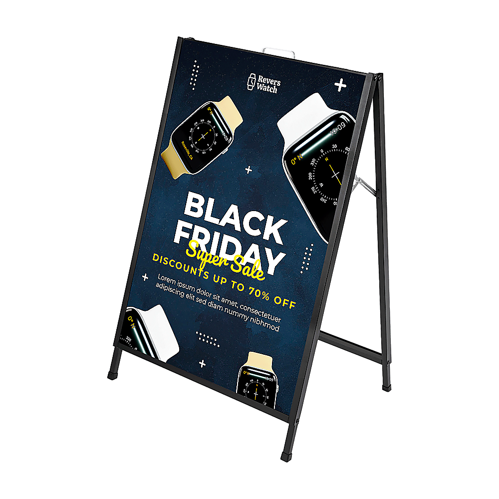 A Frame Sign 60x90cm Sidewalk Plastic Poster Board Outdoor Display Price