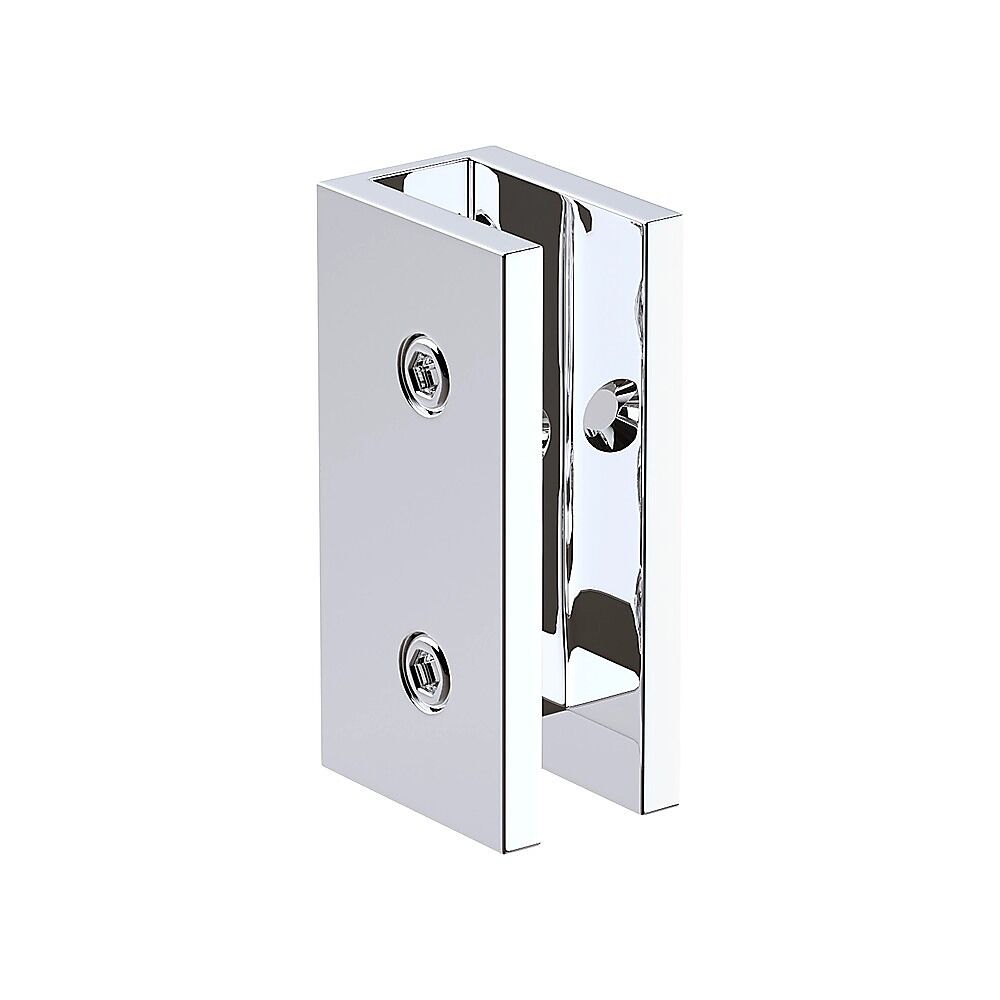 70cm Frameless Glass Bath Screen with Brackets - Chrome Price