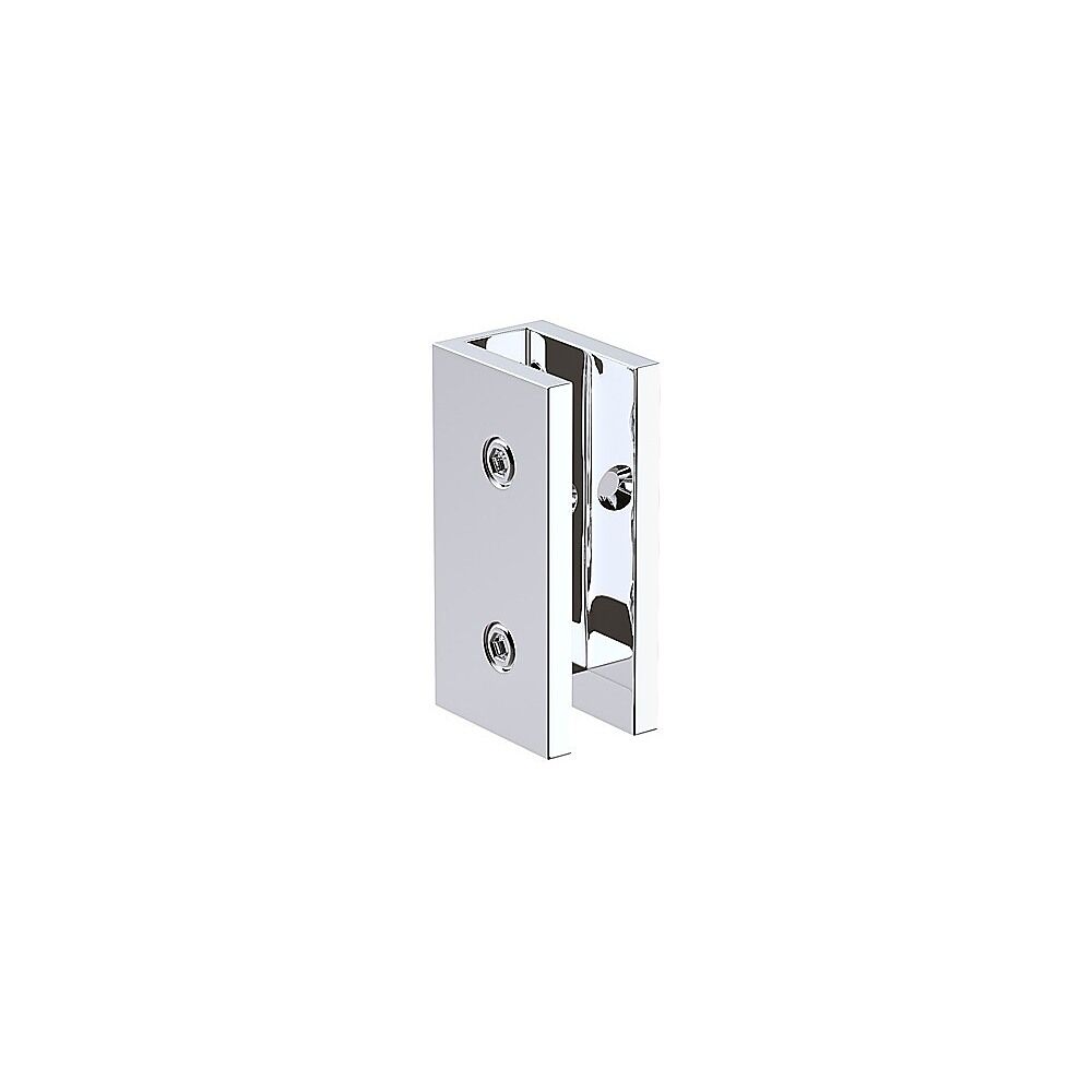 100cm Wall to Wall Frameless Shower Screen with Chrome Brackets and Brass Hinges, Square Double Pull Handle Price