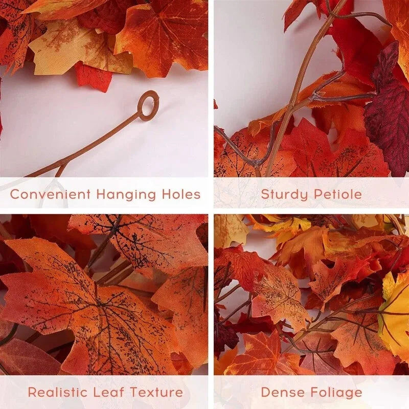 2M Artificial Fall Maple Leaf Garland Price