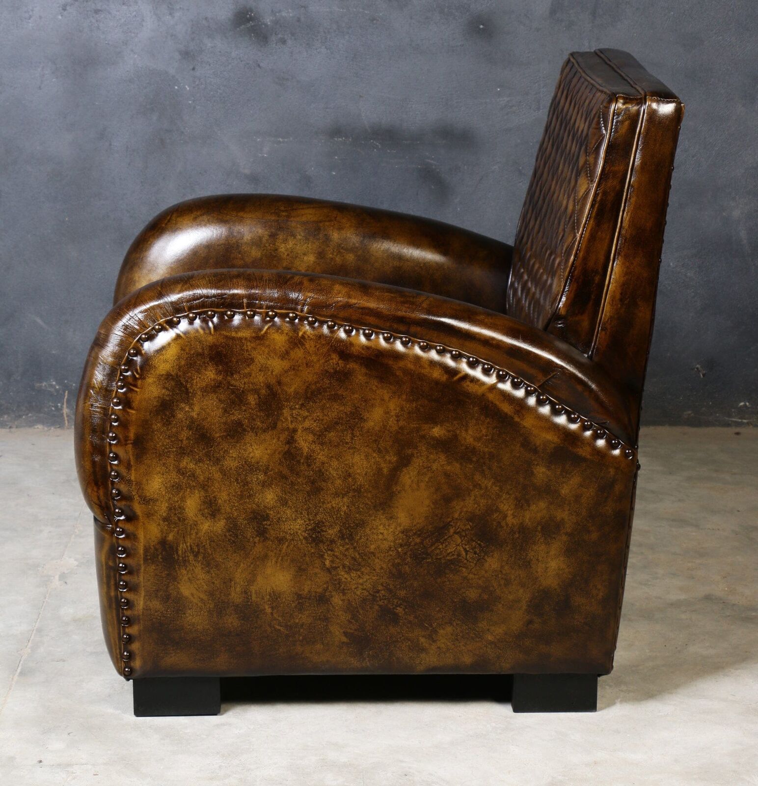 ARMSTRONG HAND MADE LEATHER ARM CHAIR Price