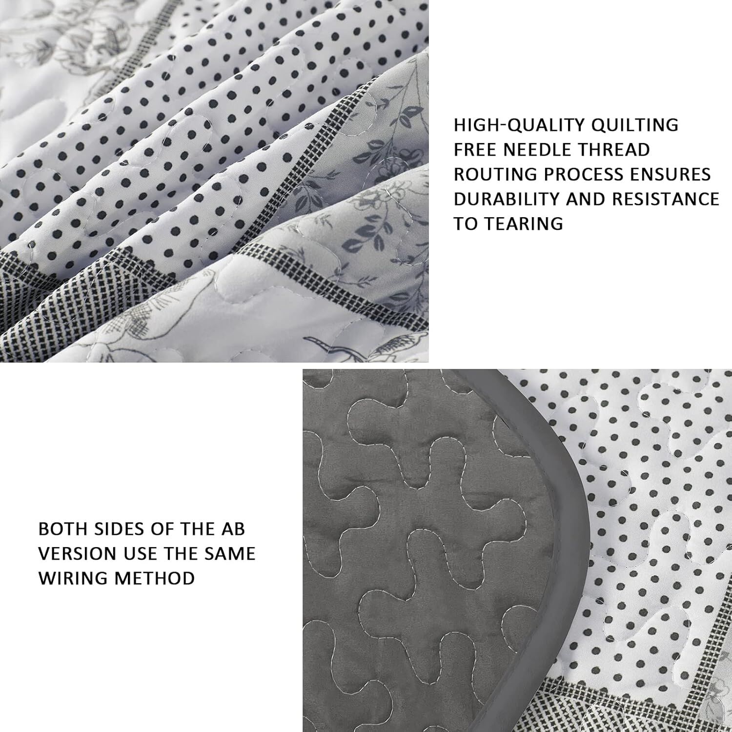 Nurturing Quilted Coverlet and Pillowcases Set: Perfect for Restful Sleep - Queen size Price