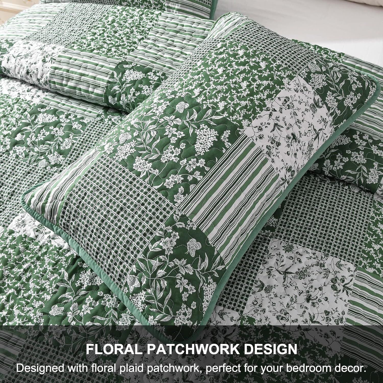 Delightful Quilted bedspread and pillowcovers set: Indulge in Comfort - Queen size Price