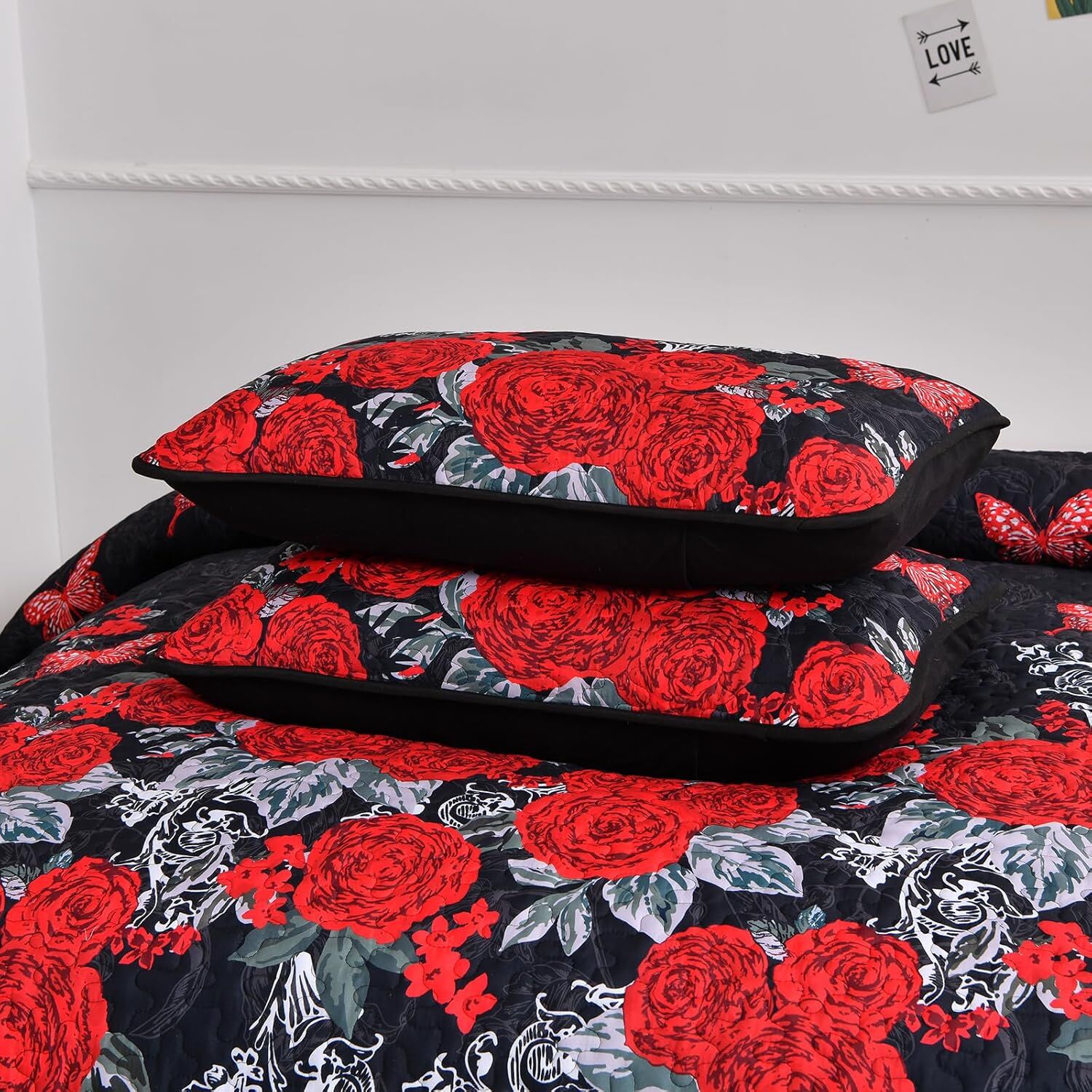 Universal Quilted coverlet and pillowcovers set: Fits Any Decor Style - Queen size Price