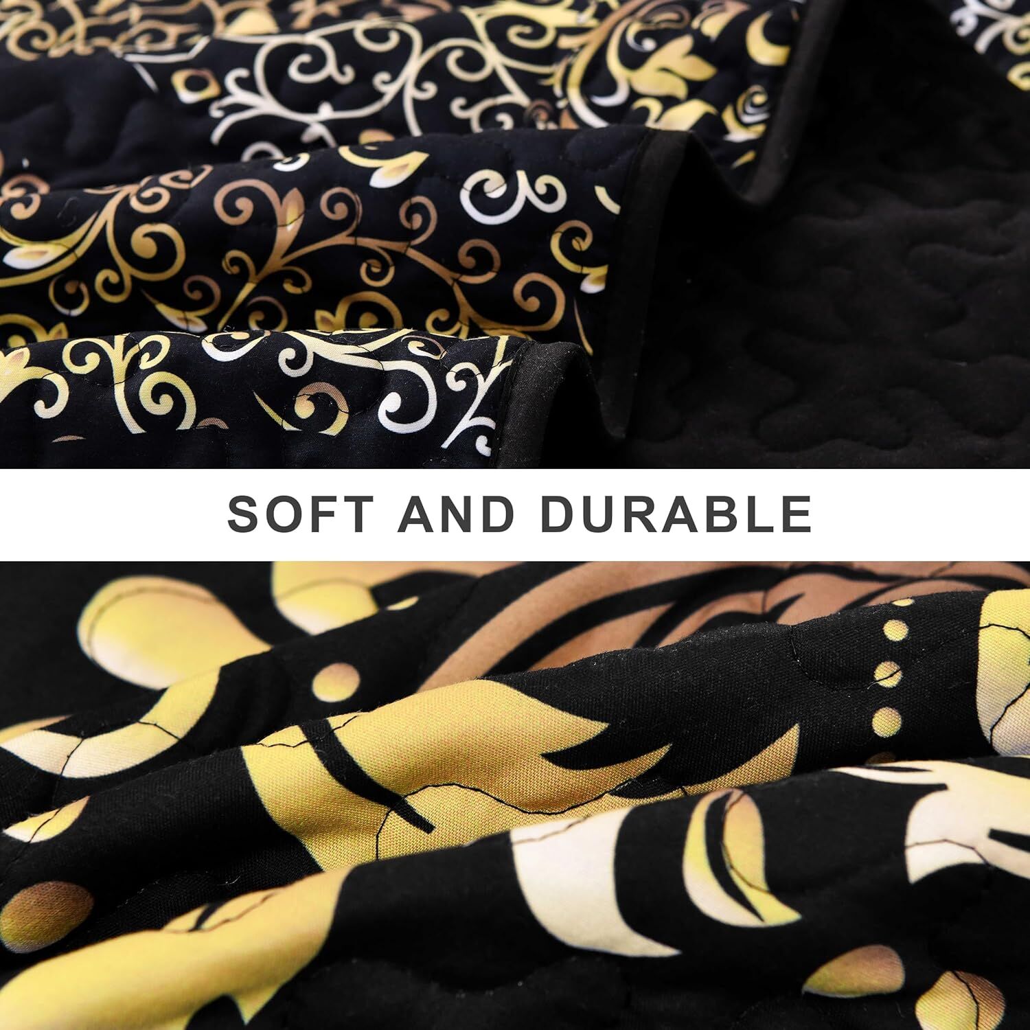 Luminous Quilted Coverlet and Pillowcases Set: Brighten Your Bedroom Atmosphere - Queen size Price