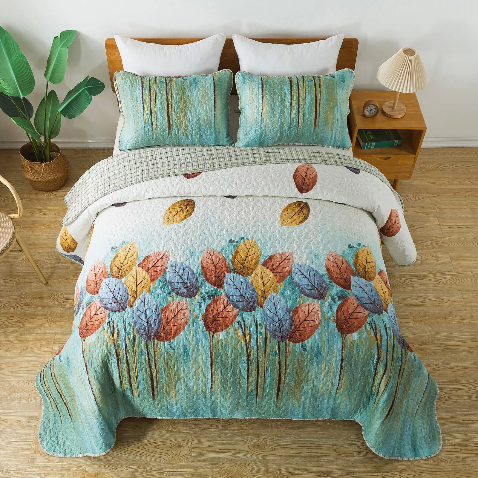 Majestic Quilted bedspread and pillowcovers set: Enhance Your Sleep Experience - Queen size Price
