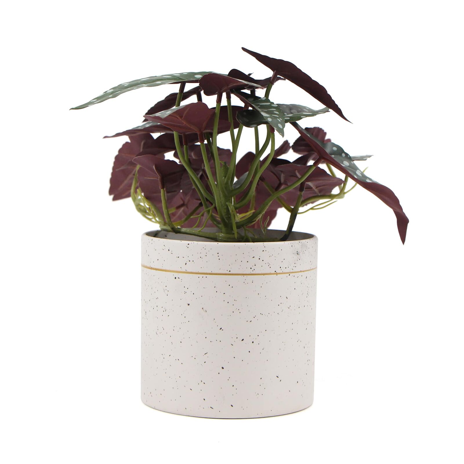 Artificial Bergonia Plant In Decorative Bowl 30cm Price