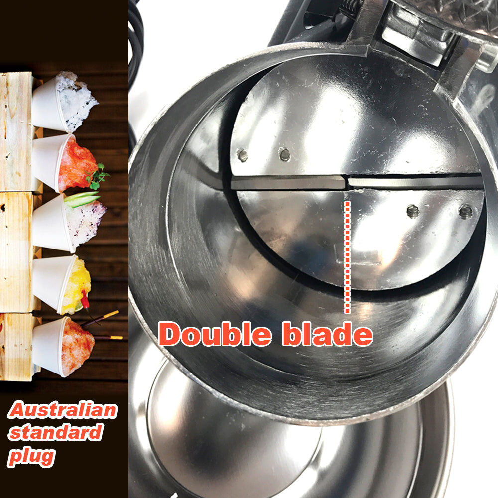 Electric Ice Crusher Ice Shaver Snow Cone Maker Machine Home Commercial AU Plug Price