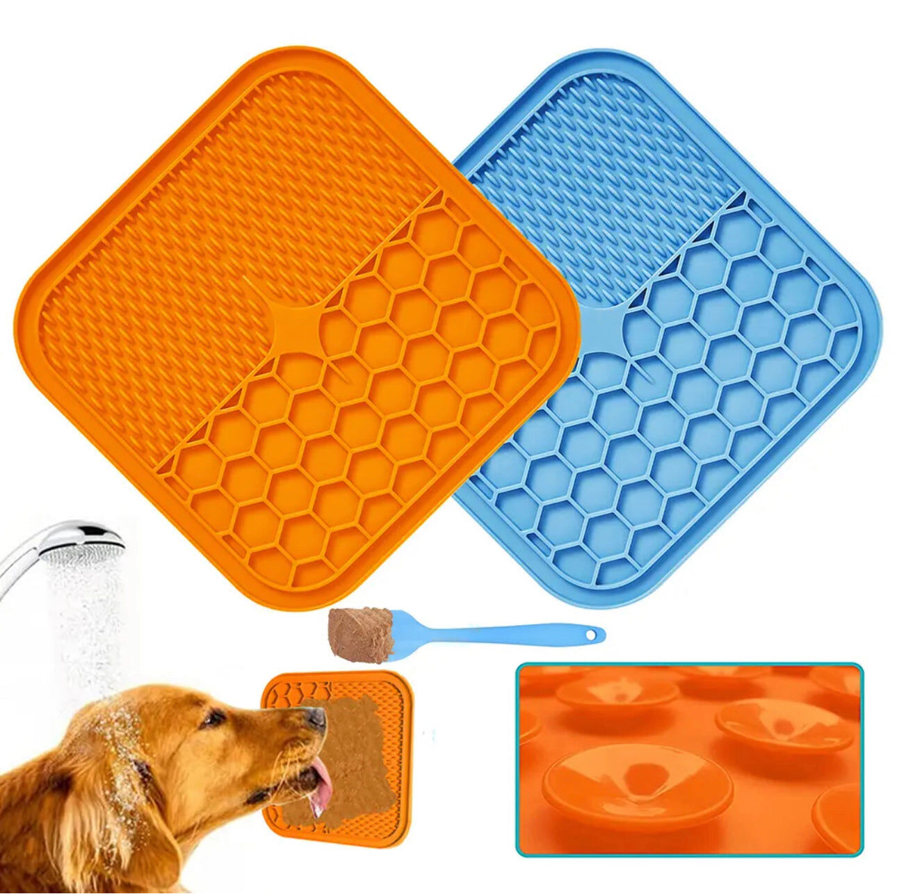 1x LIFE IN THE OUTBACK PET LICK PAD - Blue Price