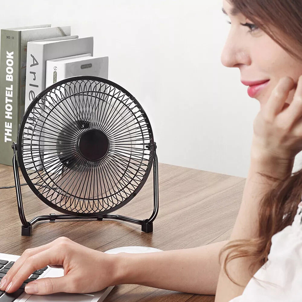 360 Degree Tilt Adjustable USB Portable Mini Desk Fan Price