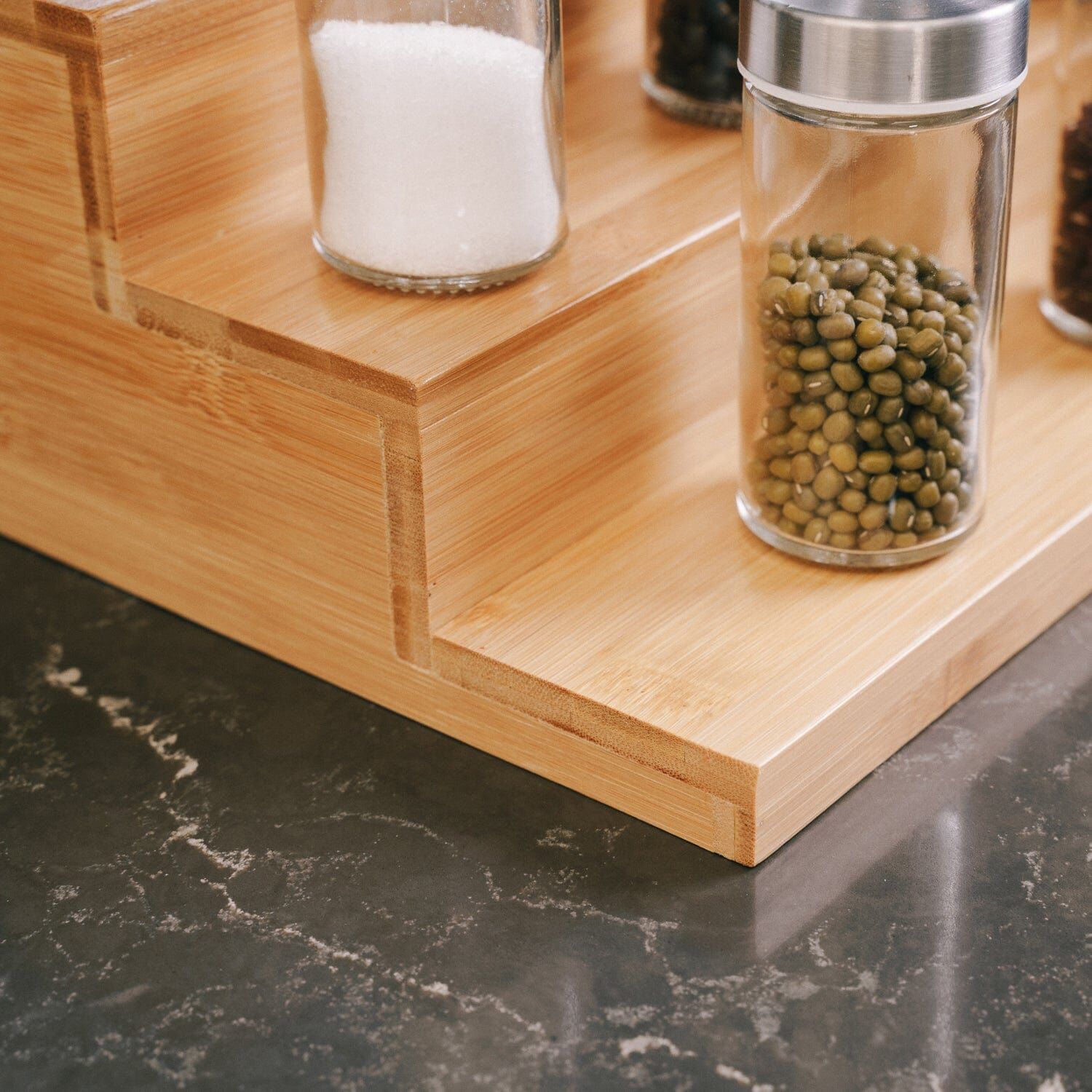 3 Tier Bamboo Spice Rack Countertop Kitchen Cabinet Organizer Price