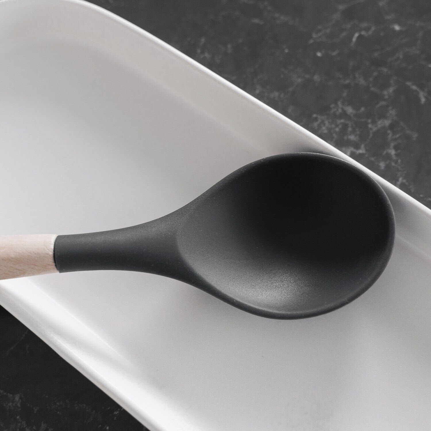 2pcs Beechwood & silicone spoon charcoal Price