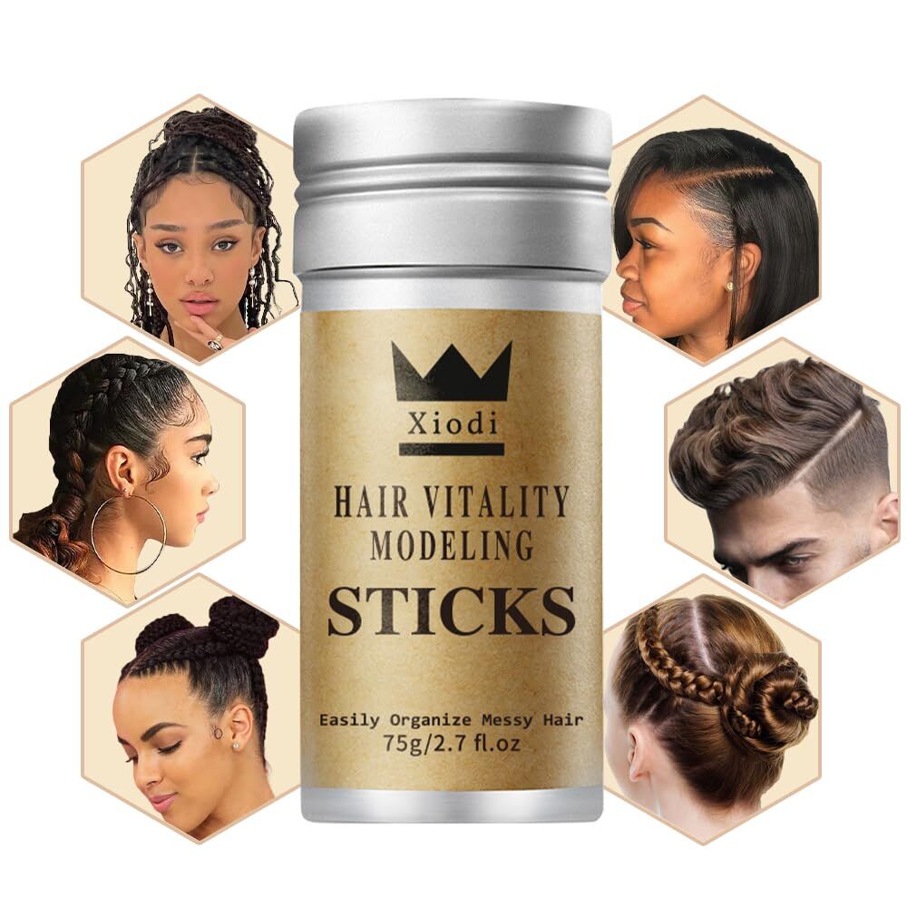 2X Hair Edge Control Hair Wax Stick | 75g Each | Natural Styling for Relaxed & Natural Hair Price