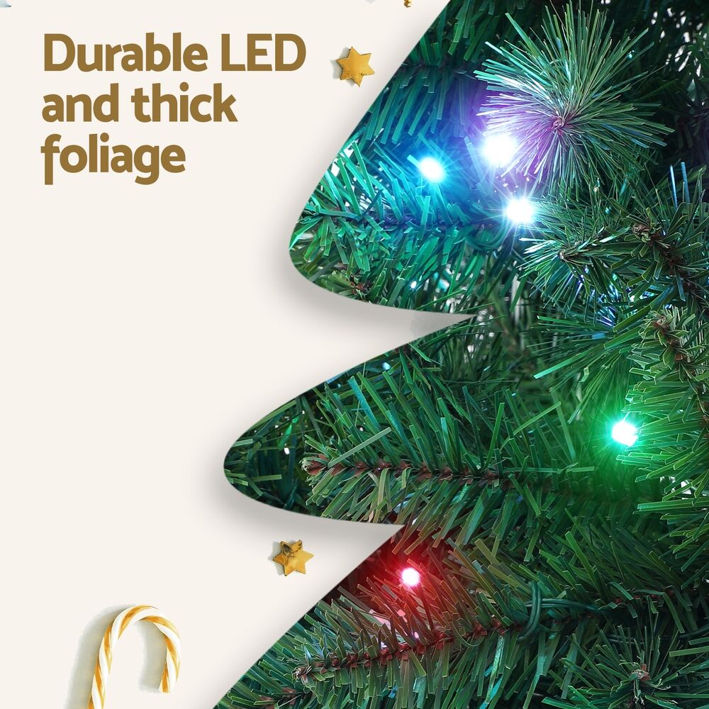 Christmas Tree 1.8m RGB Remote LED Tree Party Decoration 890 Tips Price