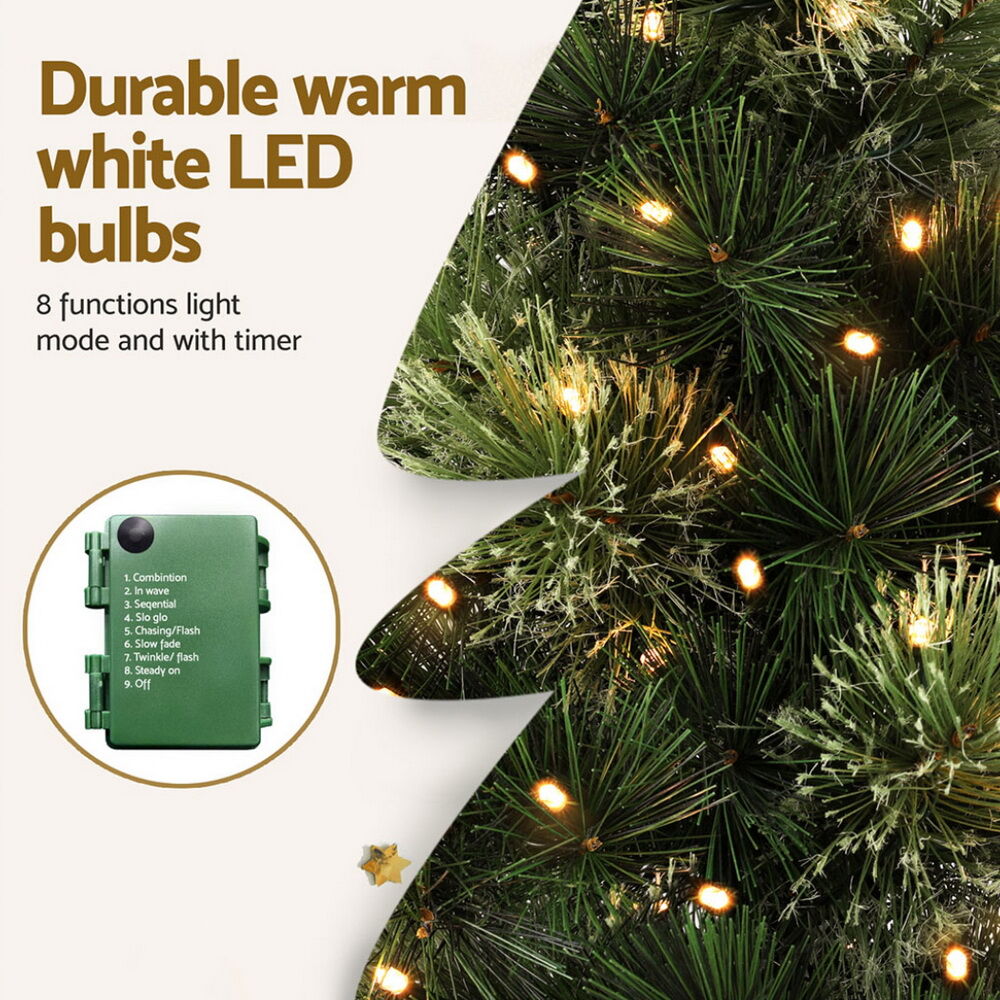 Tabletop Christmas Tree 60CM 8 Light Modes Timer Function Price
