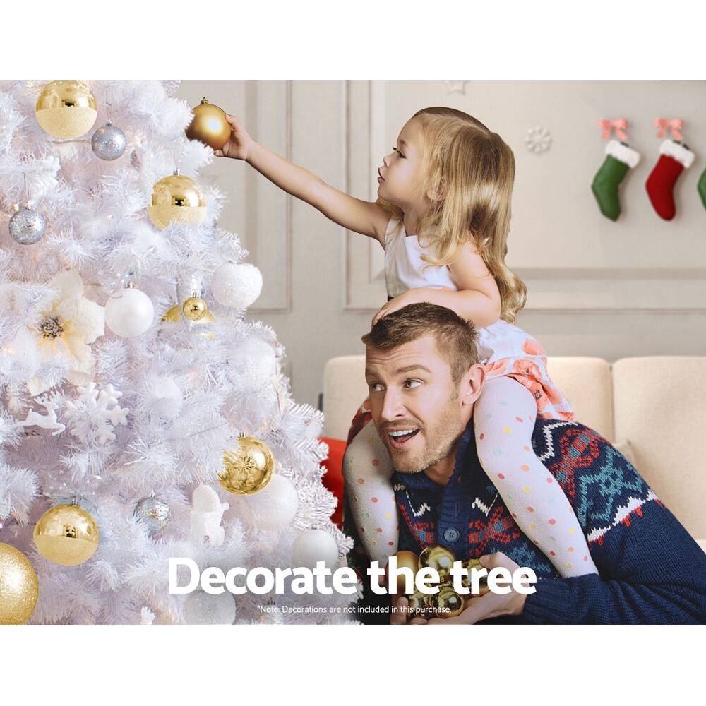 Christmas Tree 2.1m 1000 White Tips Xmas Tree Decorations Price