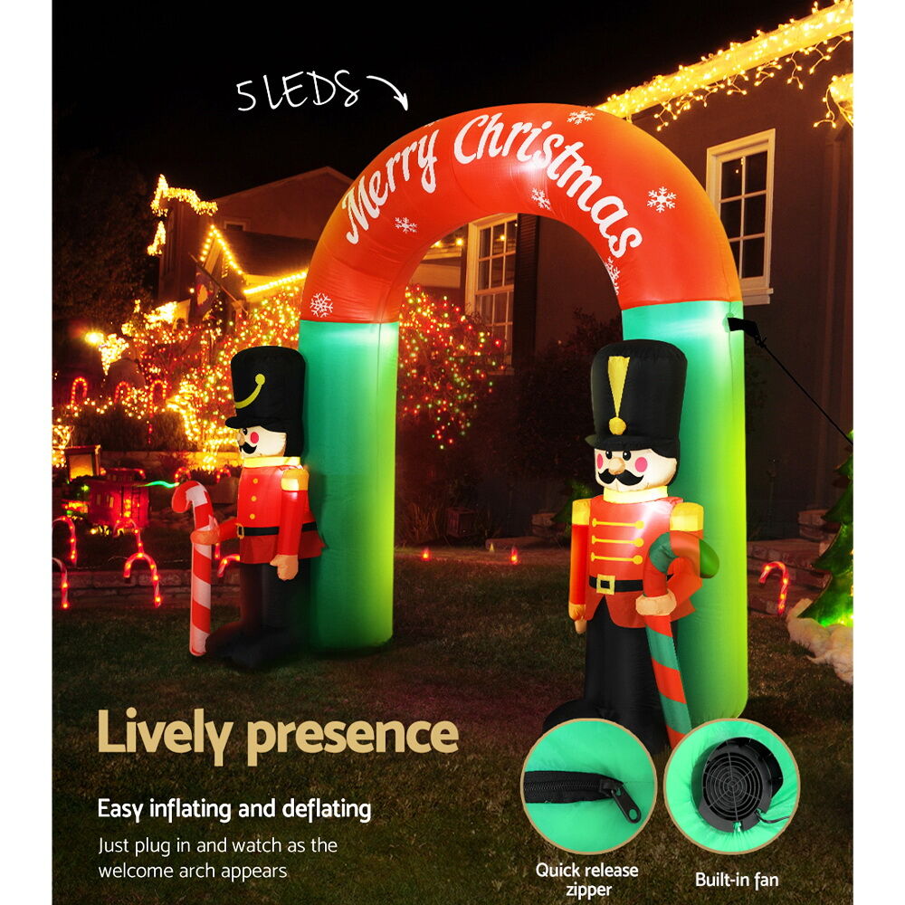 Christmas Inflatable Archwary Nutcracker 3M Illuminated Decorations Price