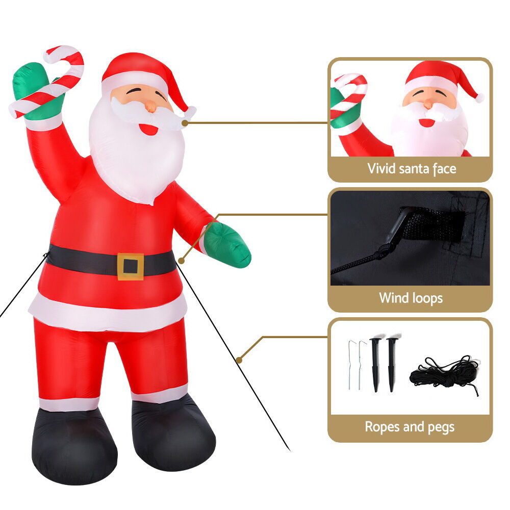 Christmas Inflatable Santa 3M Illuminated Decorations Price