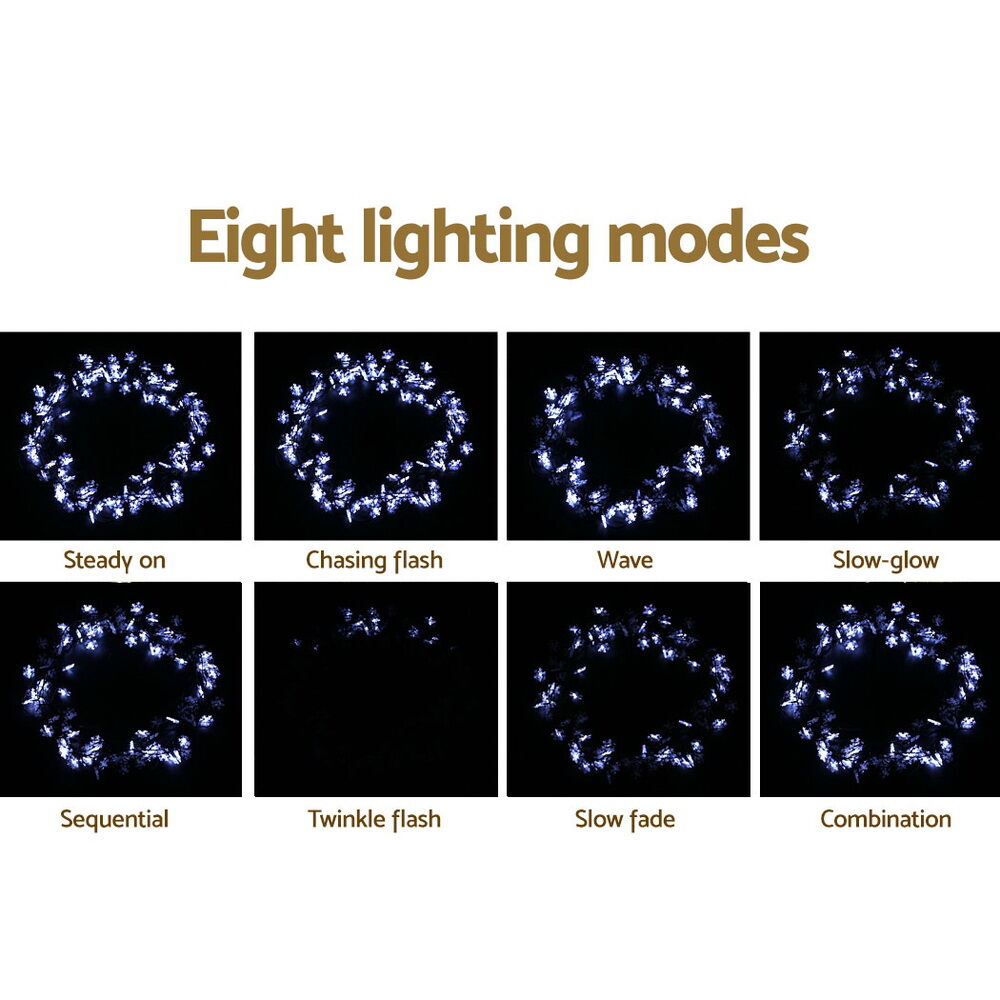 10M Christmas String Lights 100 LED Fairy Decor Cold White Snow Price