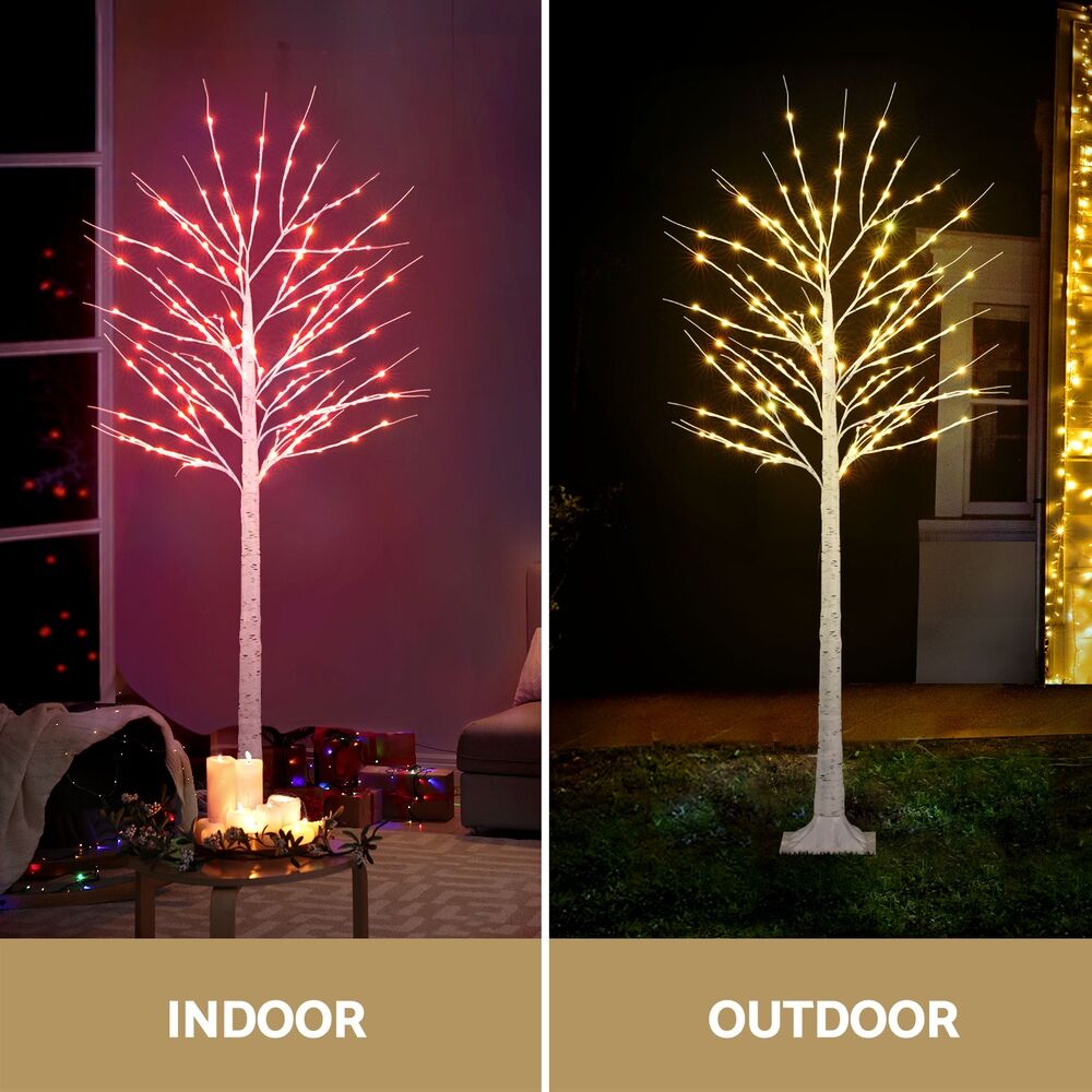 Christmas Tree 1.7m Twigs 120 RGB LED Lights Xmas Trees Decoration Price