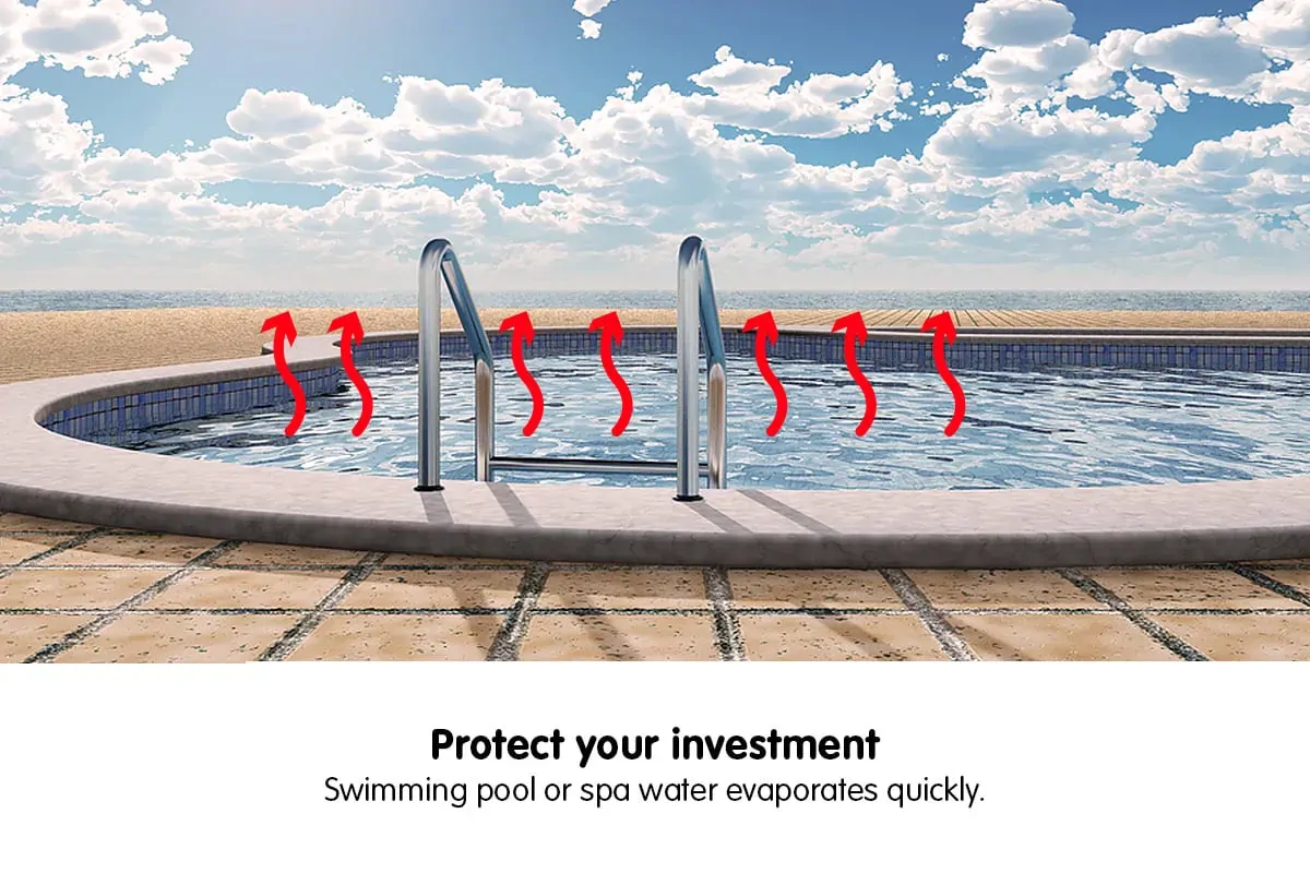 400 Micron Solar Swimming Pool Cover - Blue/Silver 6m x 3.2m Price