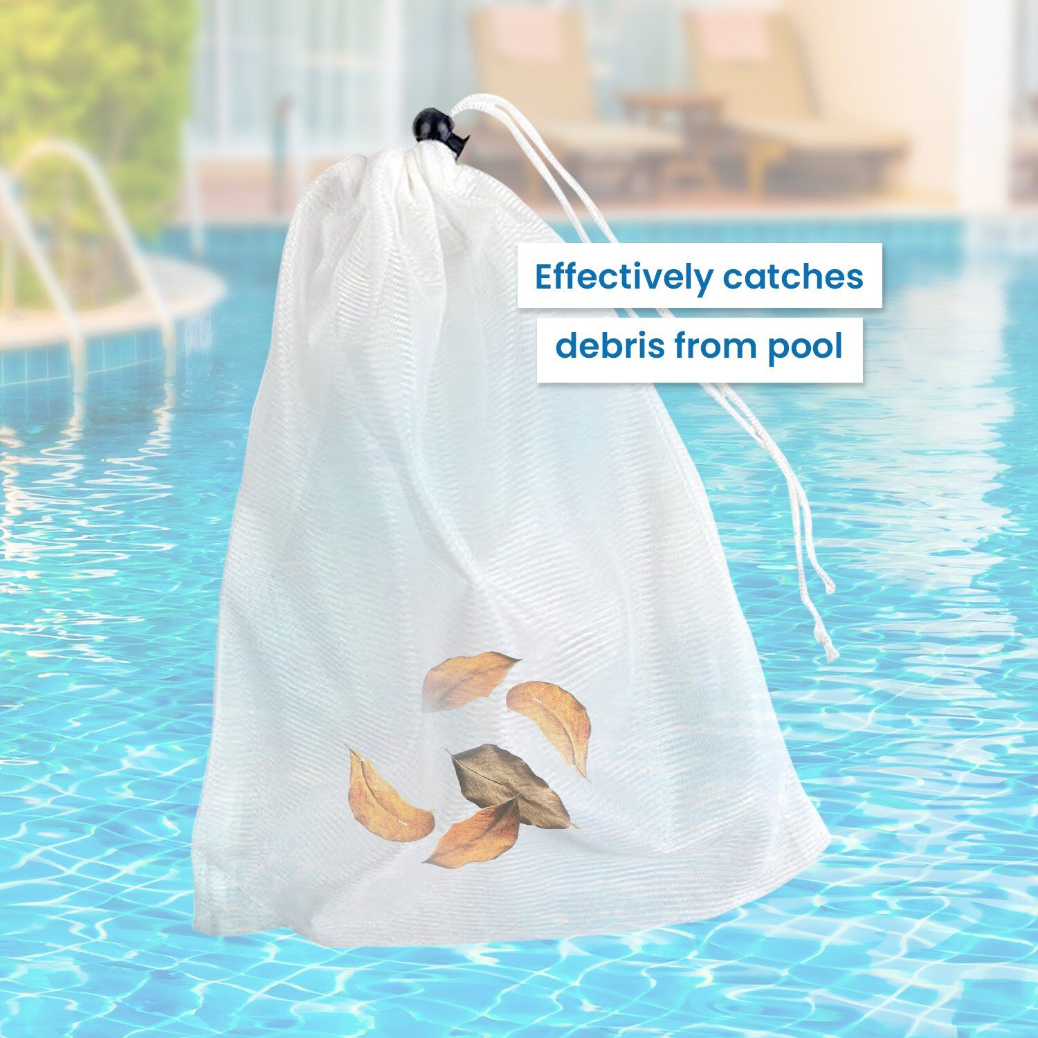 3x Spare Extra Large Mesh Bags for Pool Vacuum Leaf-Eater Price