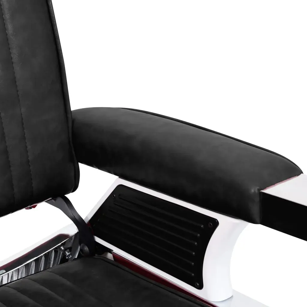 Barber Chair Black 68x69x116 cm Faux Leather Price