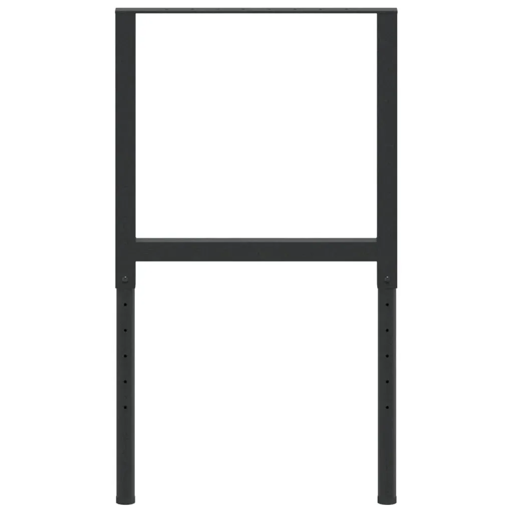 Adjustable Work Bench Frames 2 pcs Metal 55x(69-95.5) cm Black Price