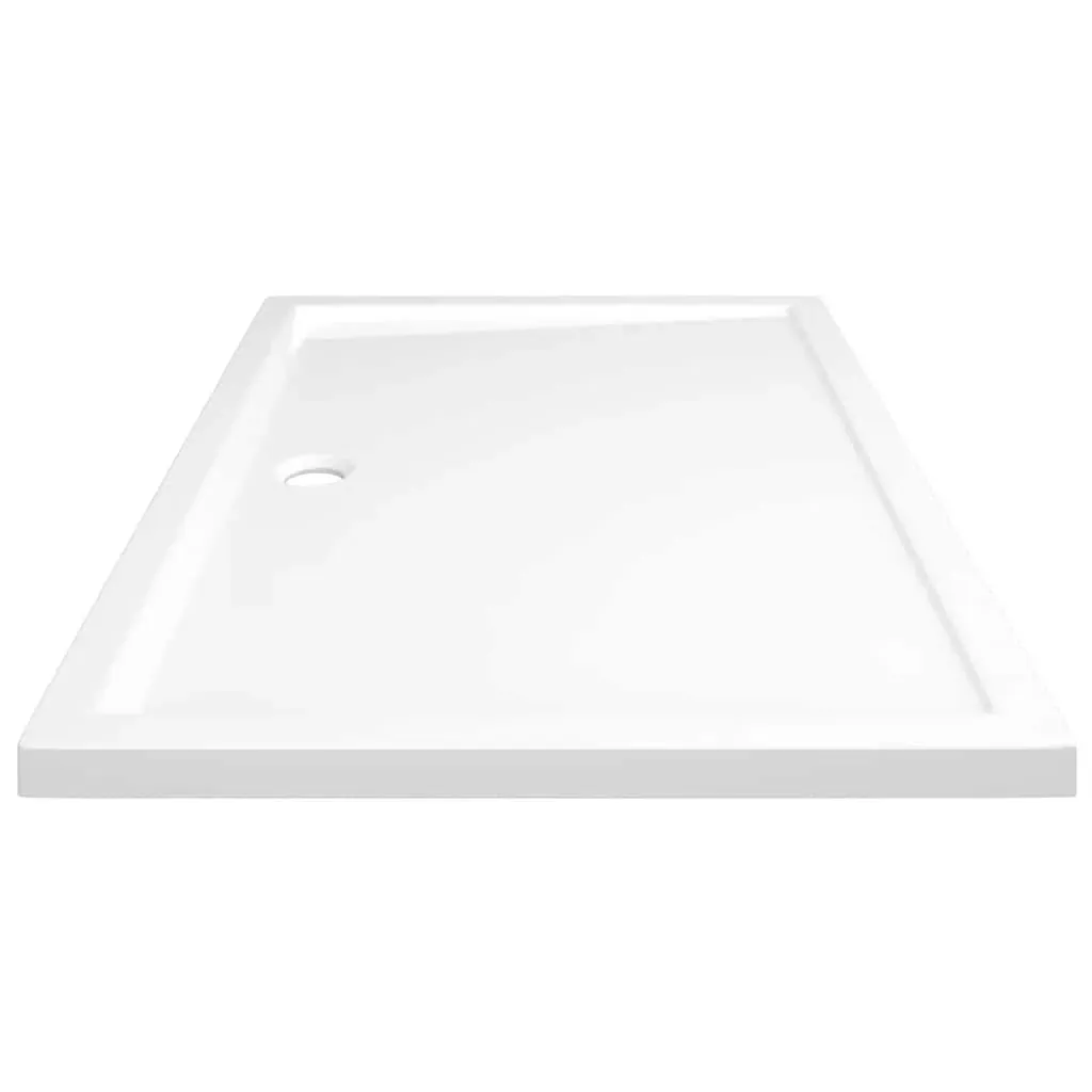 Rectangular ABS Shower Base Tray White 80x120 cm Price
