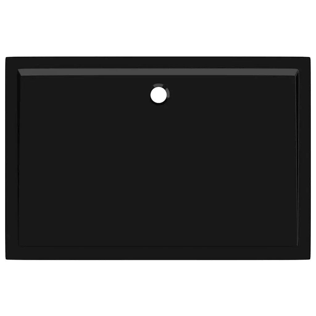 Rectangular ABS Shower Base Tray Black 80x120 cm Price
