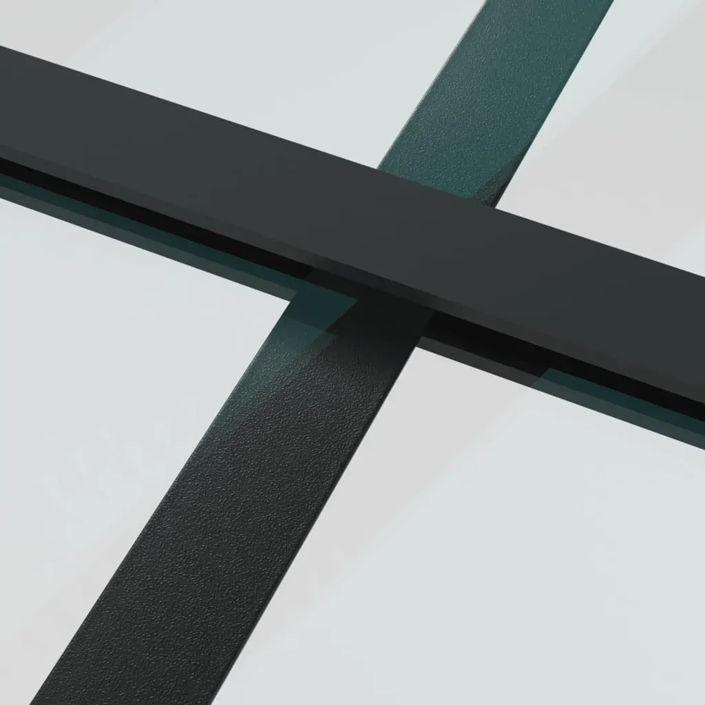 Sliding Door Frosted ESG Glass and Aluminium 102.5x205 cm Black Price