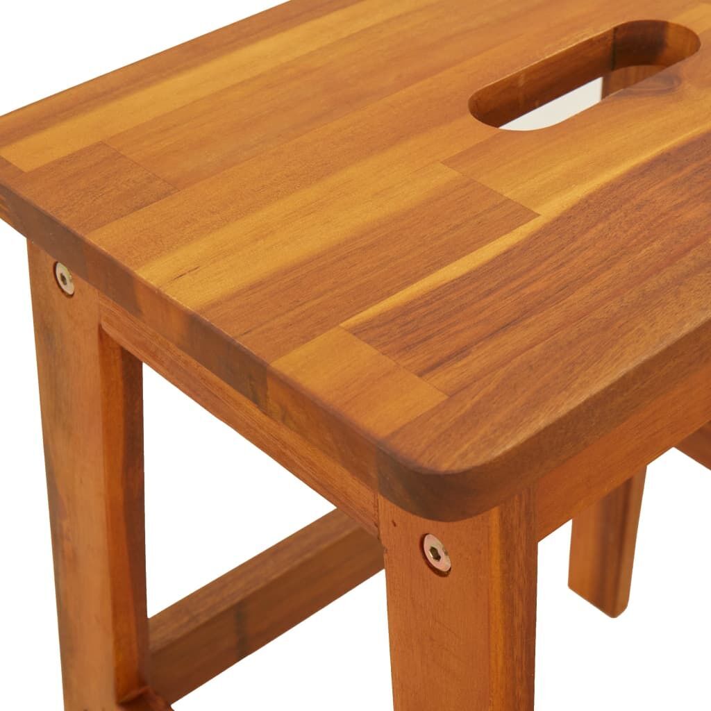 2 Step Stool 40x38x50 cm Solid Wood Acacia Price