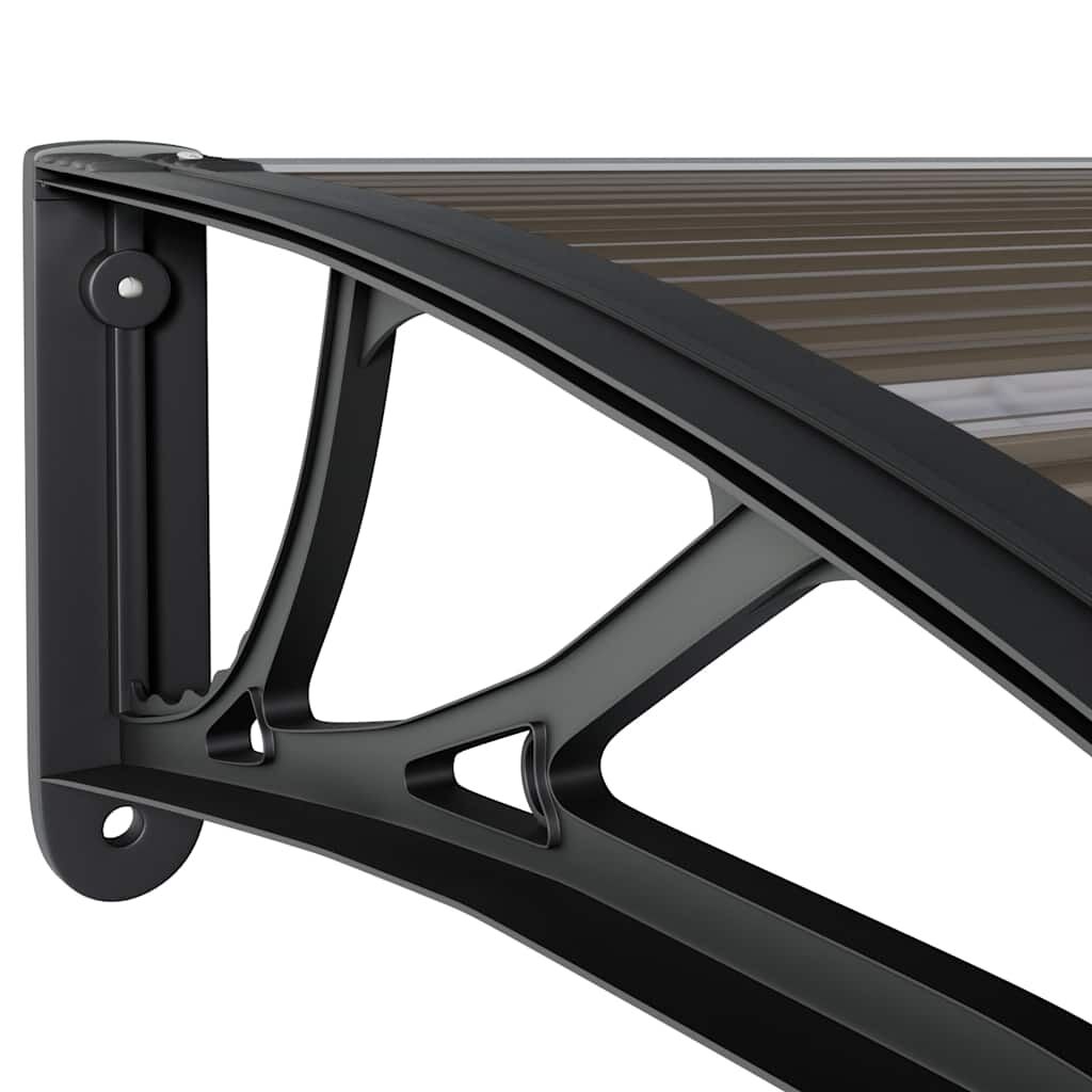 Door Canopy Black 300x100 cm Polycarbonate Price