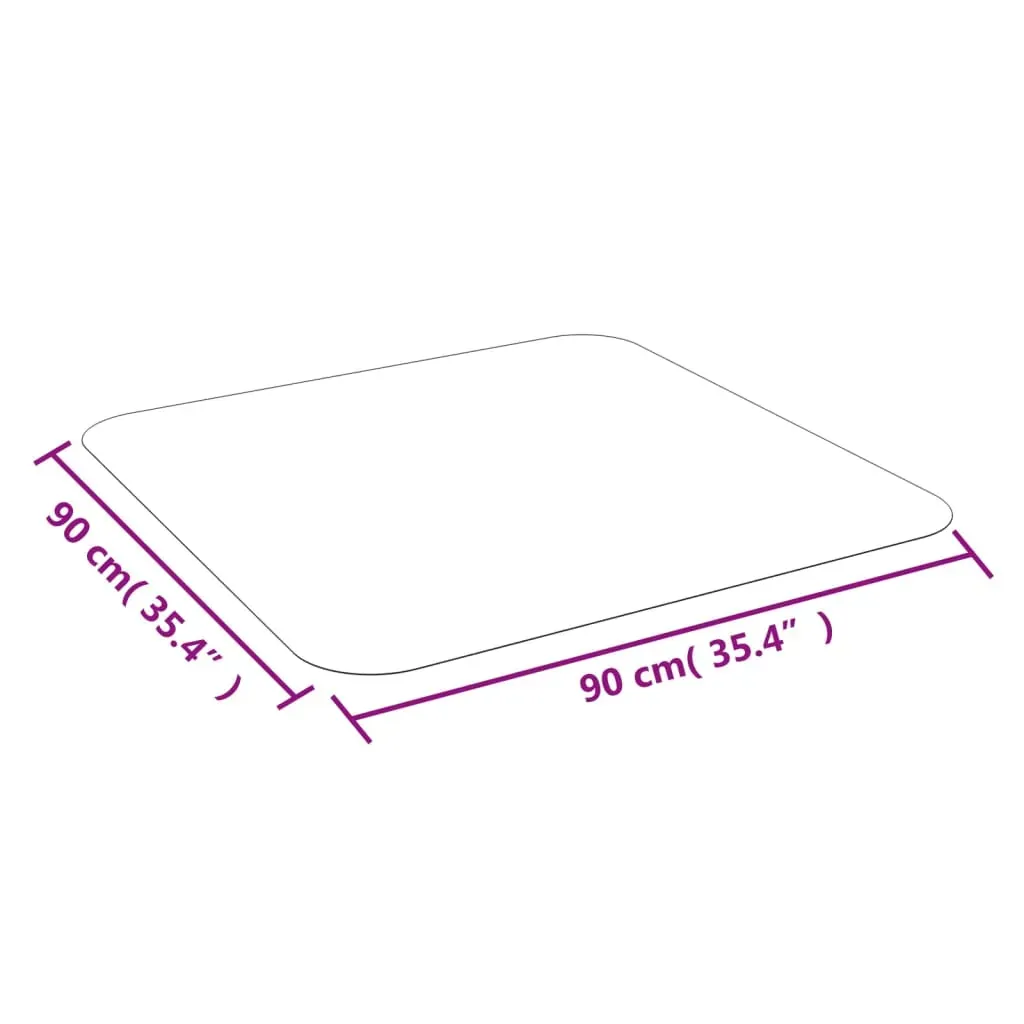 Floor Mat for Laminate or Carpet 90 cm x 90 cm Price
