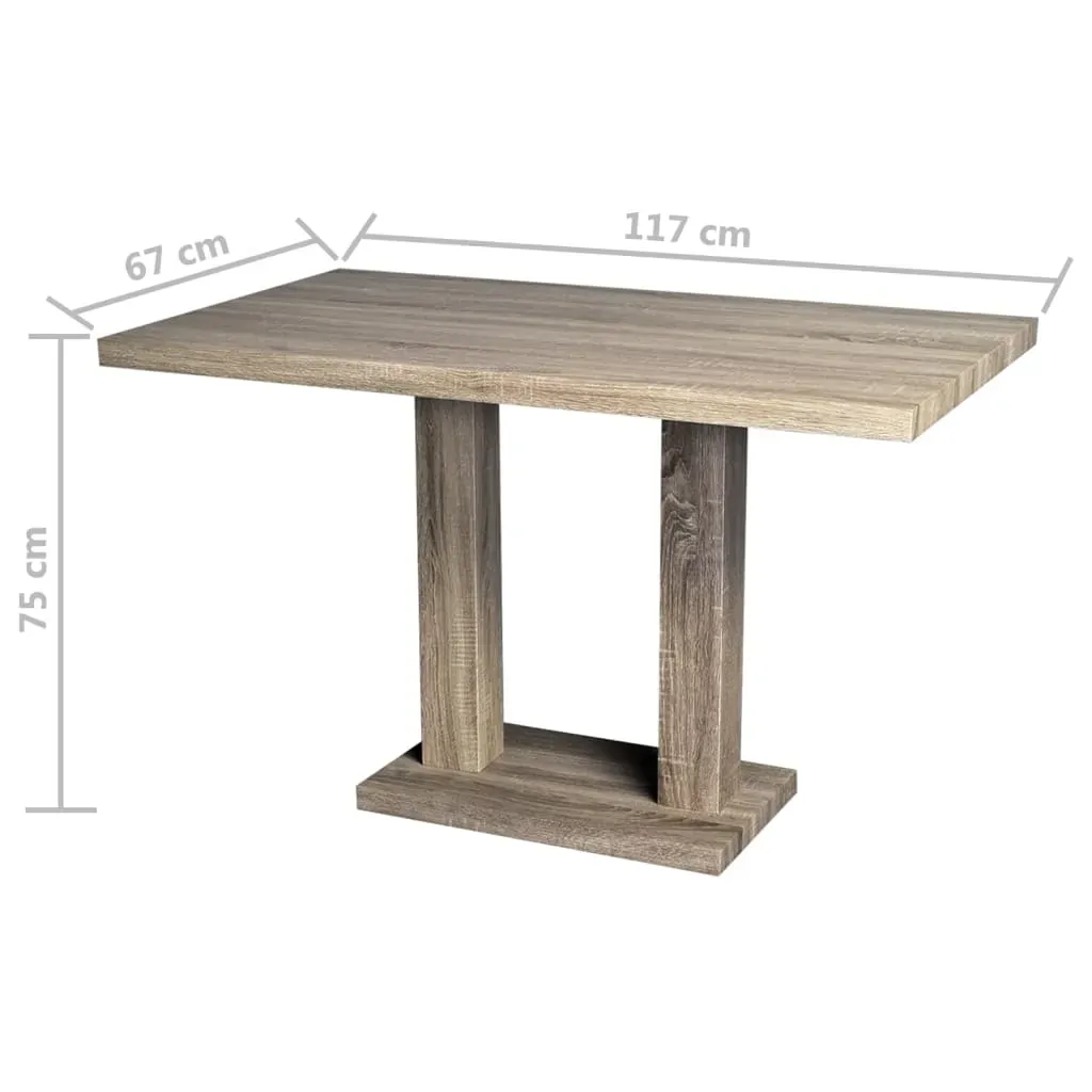 Dining Table MDF Oak-look Price