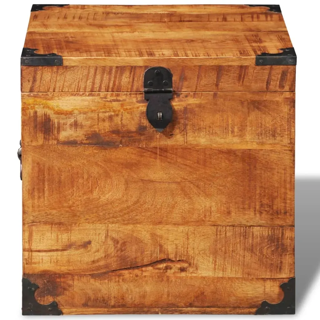 Storage Chest Cubic Rough Mango Wood Price