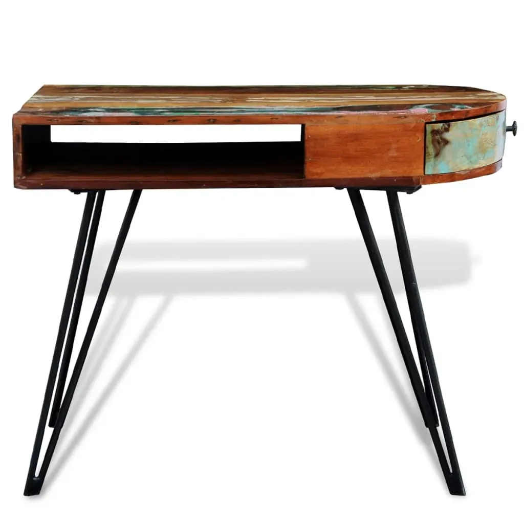 Desk Reclaimed Solid Wood with Iron Legs Price